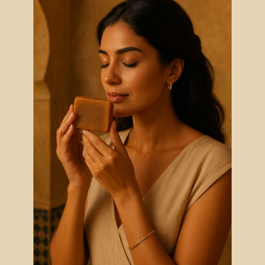 DUO ÉVASION : Savon Naturel au Curcuma et Porte-Savon Magnétique