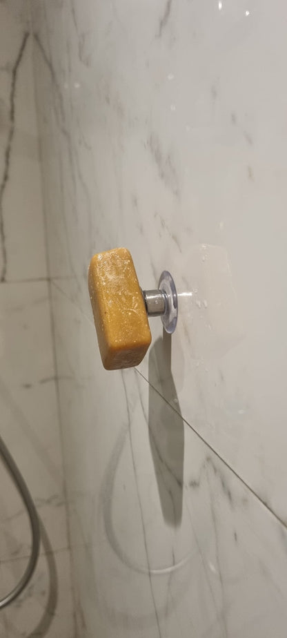 DUO ÉVASION : Savon Naturel au Curcuma et Porte-Savon Magnétique