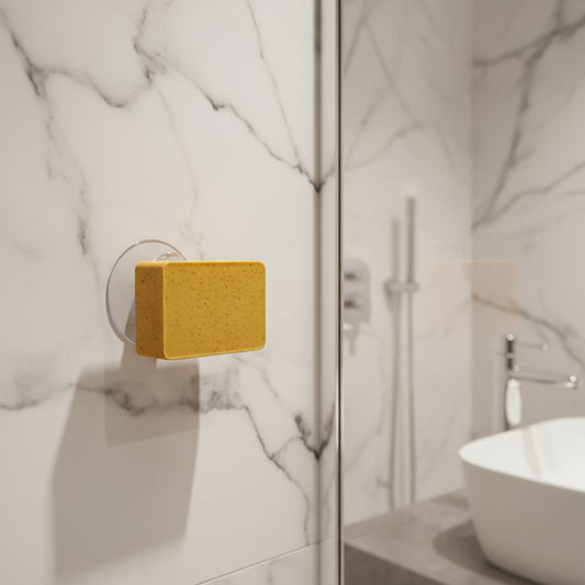 DUO ÉVASION : Savon Naturel au Curcuma et Porte-Savon Magnétique